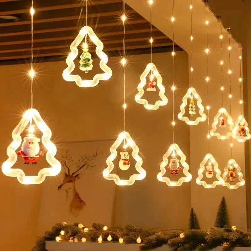 🔥Christmas Sale🔥🎄Festive Cascade Christmas LED String Lights🎄