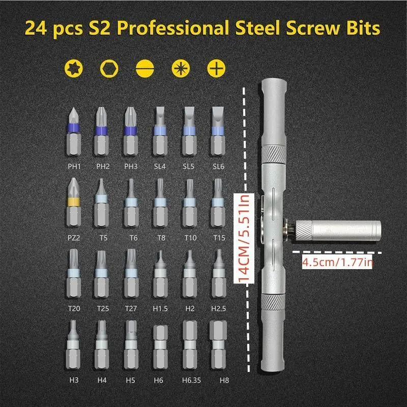 🔥Set di cacciaviti magnetici 24 in 1
