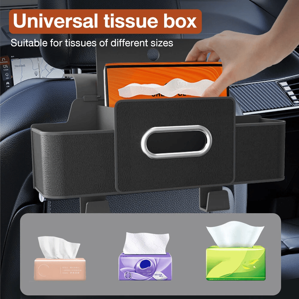 3-in-1 Car Backseat Organizer – Keep Your Ride Clean & Organized!