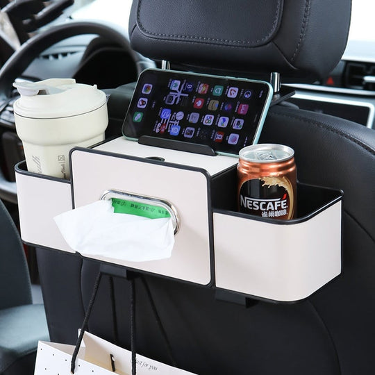 3-in-1 Car Backseat Organizer – Keep Your Ride Clean & Organized!