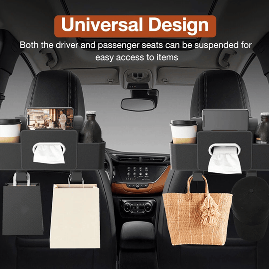3-in-1 Car Backseat Organizer – Keep Your Ride Clean & Organized!