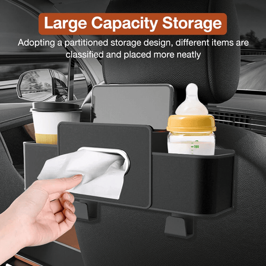 3-in-1 Car Backseat Organizer – Keep Your Ride Clean & Organized!