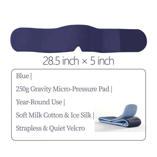 Sleep Mask Dual Fabric Fleece & Ice Silk Strap-free Velcro Design Easter gifts The Weighted Blanket For Your Eyes Side-Sleeping Friendly for Men & Women Lash Extension Friendly Valentines Day Women's day Gifts Exchange Party