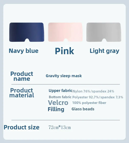 Sleep Mask Dual Fabric Fleece & Ice Silk Strap-free Velcro Design Easter gifts The Weighted Blanket For Your Eyes Side-Sleeping Friendly for Men & Women Lash Extension Friendly Valentines Day Women's day Gifts Exchange Party