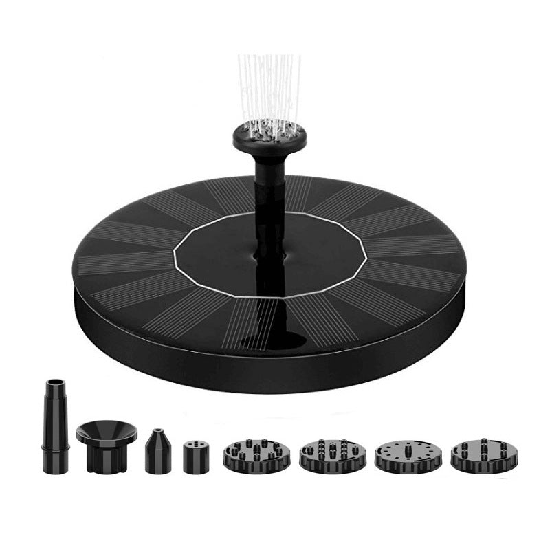Small solar fountain