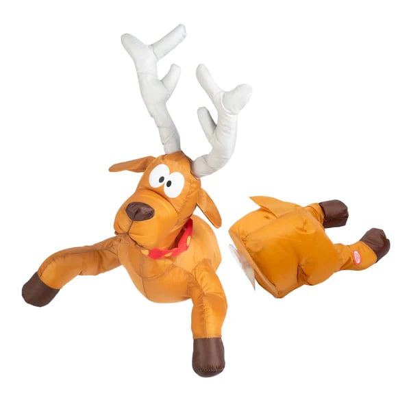 🎅So funny gifts🎁🫎Crashing Reindeer & Santa Set