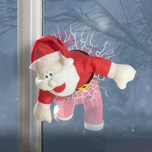 🎅So funny gifts🎁🫎Crashing Reindeer & Santa Set