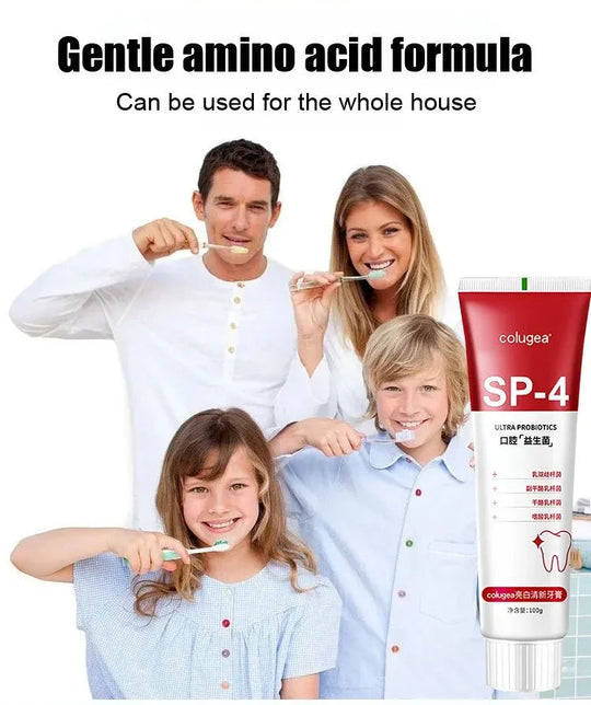 Dentifricio Sp-4 Breath, sbiancante & Dentifricio smacchiatore (confezione da 2)
