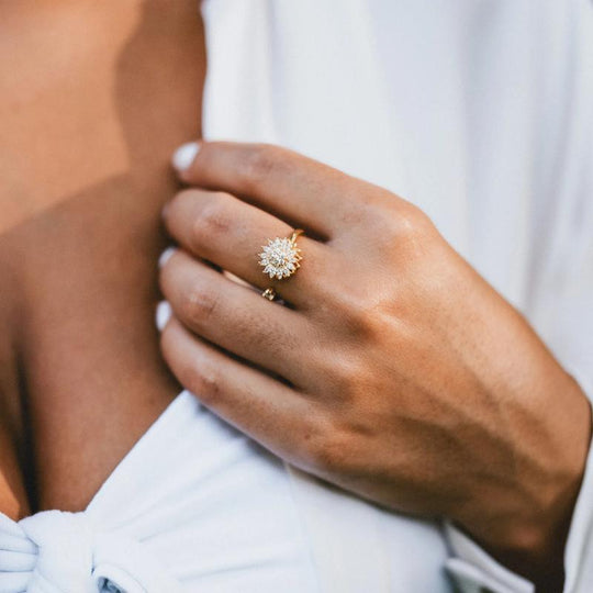 Prsten od suncokreta koji se vrti za ublažavanje tjeskobe - savršen dar za prijateljstvo i obitelj