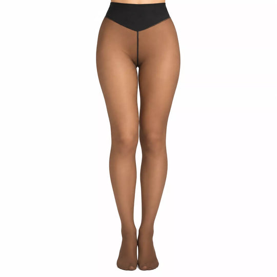 Viral One-Seam Shaping Fleece Leggings – High-Waisted Tummy Control & Warmth