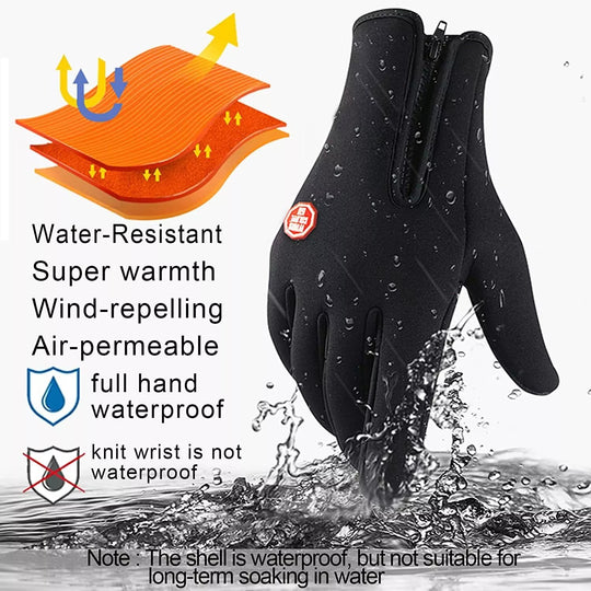 🔥🏆Ultimate Waterproof & Windproof Thermal Non-Slip Gloves