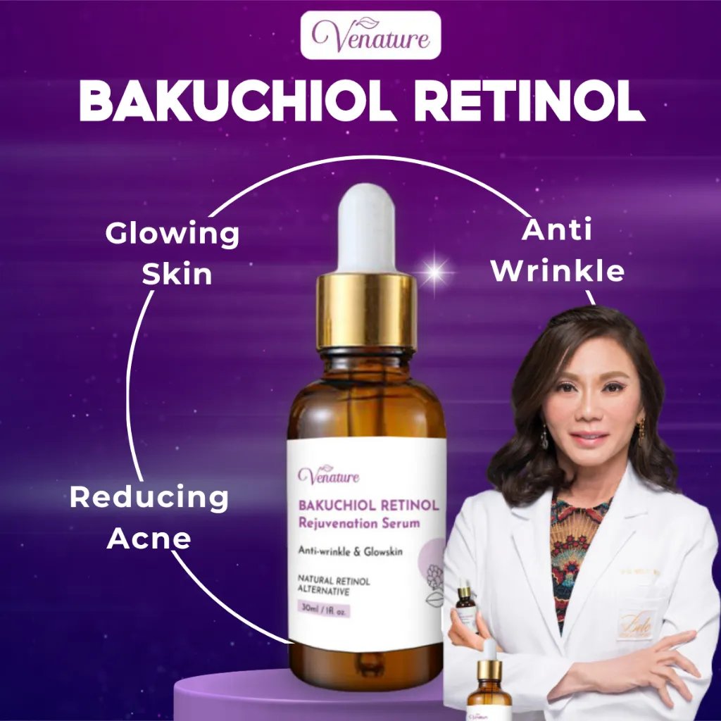 Ser de întinerire cu retinol Venature Bakuchiol