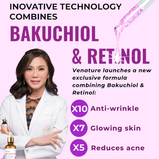 Ser de întinerire cu retinol Venature Bakuchiol