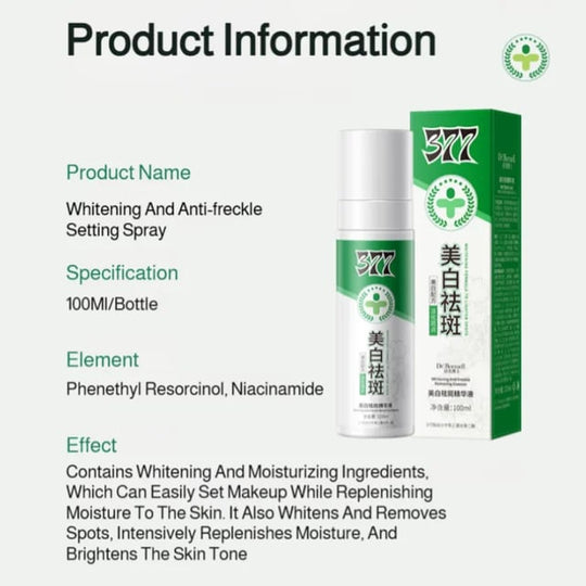 Spray de albire hidratanta esenta