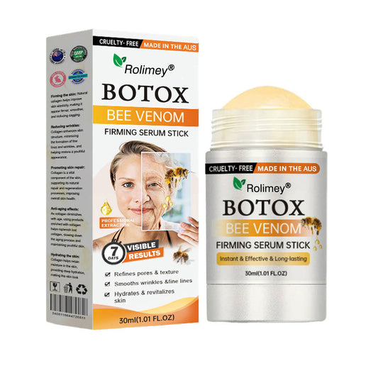 🧑‍⚕️𝑶𝒇𝒇𝒊𝒄𝒊𝒂𝒍 𝑺𝒕𝒐𝒓𝒆 | 𝐑𝐨𝐥𝐢𝐦𝐞𝐲® Botox Bee Venom Firming Serum Stick - Targets Sagging Skin & Wrinkles All Over Body with Advanced Peptide Technology, Visible Results in 3 Days (⏳LAST DAY 40% OFF)