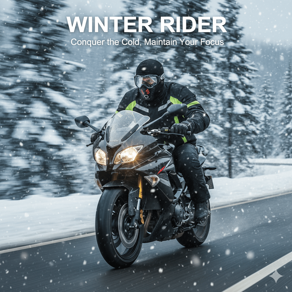 🔥Celoobličejová maska ​​Winter Rider Warm Anti-Haze