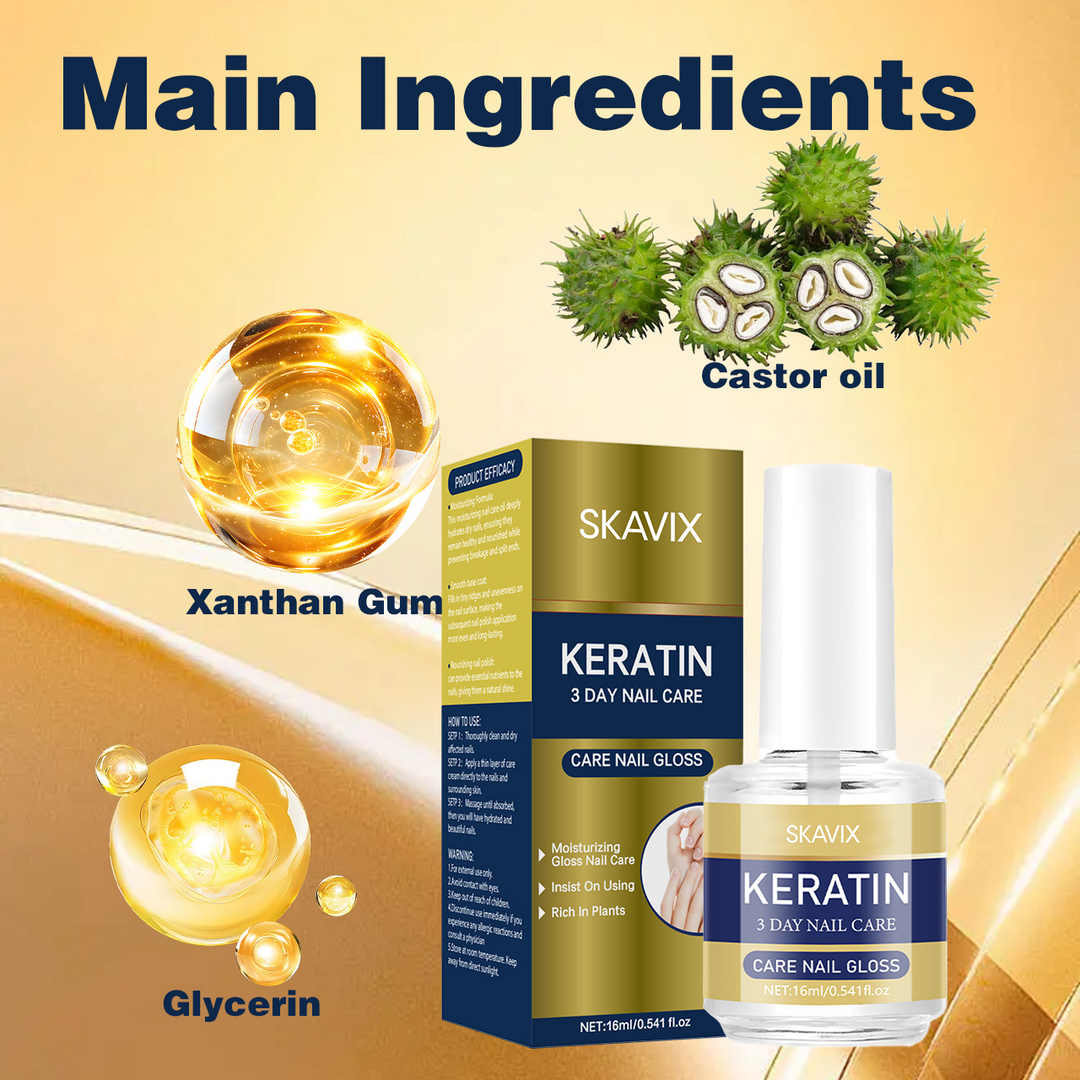 2026 Nagelwiederherstellung: Sichtbar stärkere Nägel in 3 Tagen | Fortschrittliche Keratin- und Aloe-Pflege