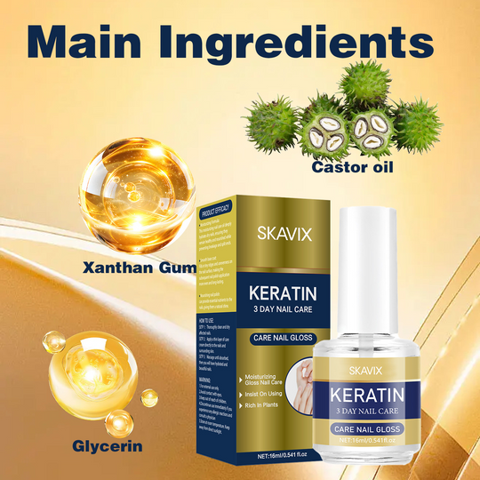 2026 Nagelwiederherstellung: Sichtbar stärkere Nägel in 3 Tagen | Fortschrittliche Keratin- und Aloe-Pflege