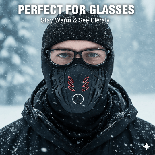 🔥Celoobličejová maska ​​Winter Rider Warm Anti-Haze
