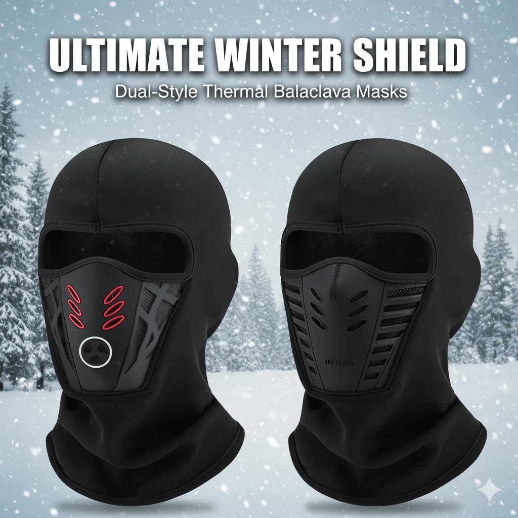 🔥Celoobličejová maska ​​Winter Rider Warm Anti-Haze