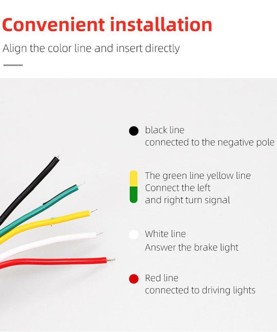 Tira de barra de luces LED para portón trasero de 60 pulgadas
