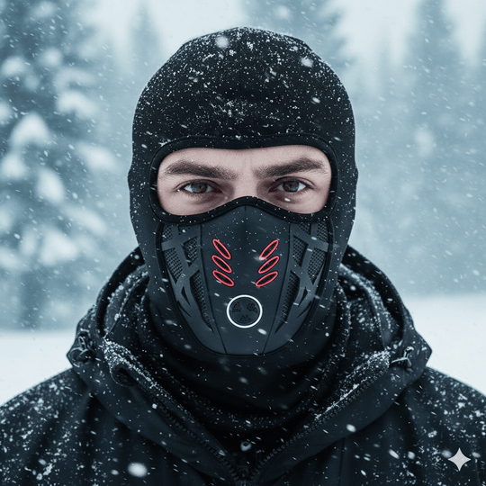 🔥Celoobličejová maska ​​Winter Rider Warm Anti-Haze
