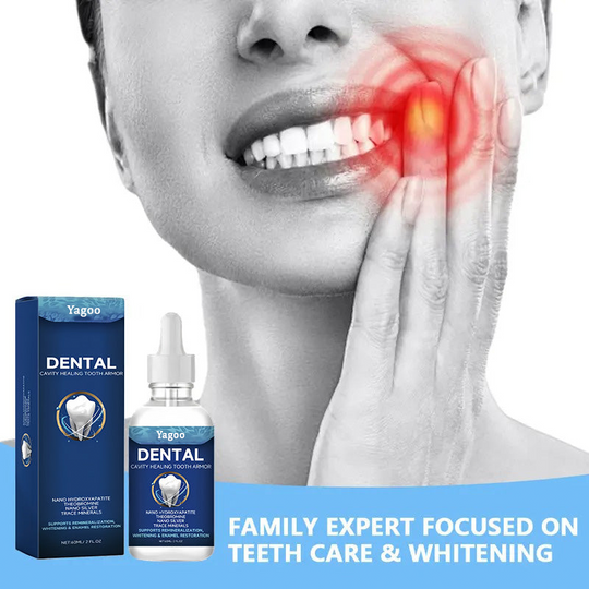 Yagoo Fluoride-Free Hydroxyapatite Tooth Armor Drops & Enamel Repair, Whitening & Fresh Breath
