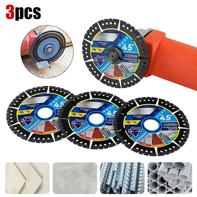 4.5" Multi-Material Diamond Blade - Zero Compromise, Max Durability