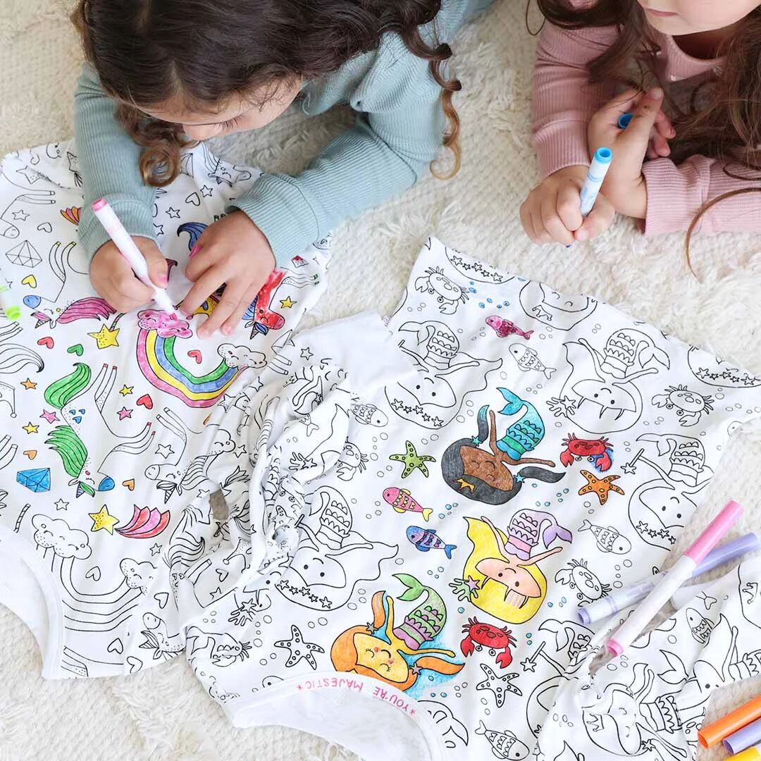 💥Hot Sale - 50%OFF🎁🎨DIY Cartoon Colorable Pajamas for Kids