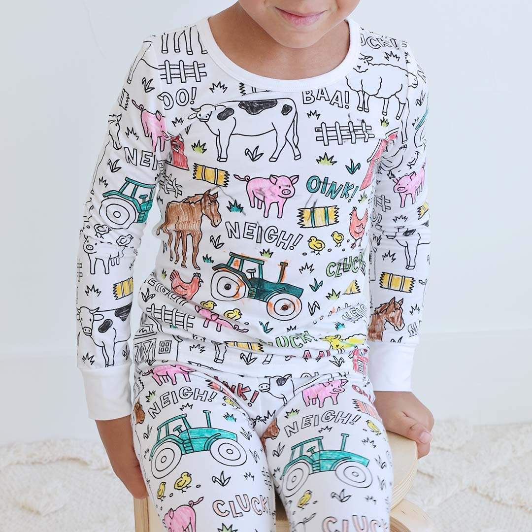 💥Hot Sale - 50%OFF🎁🎨DIY Cartoon Colorable Pajamas for Kids