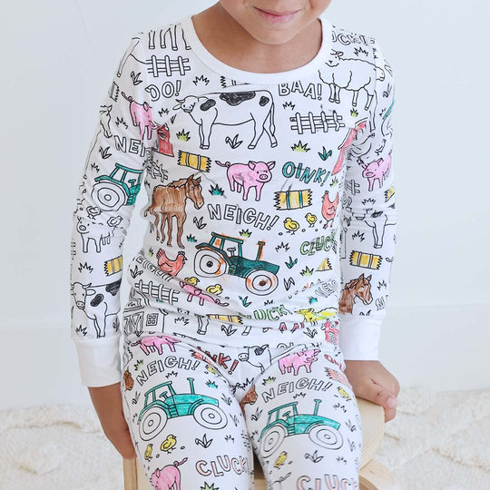 💥Hot Sale - 50%OFF🎁🎨DIY Cartoon Colorable Pajamas for Kids