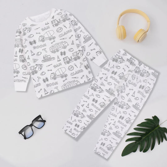 💥Hot Sale - 50%OFF🎁🎨DIY Cartoon Colorable Pajamas for Kids