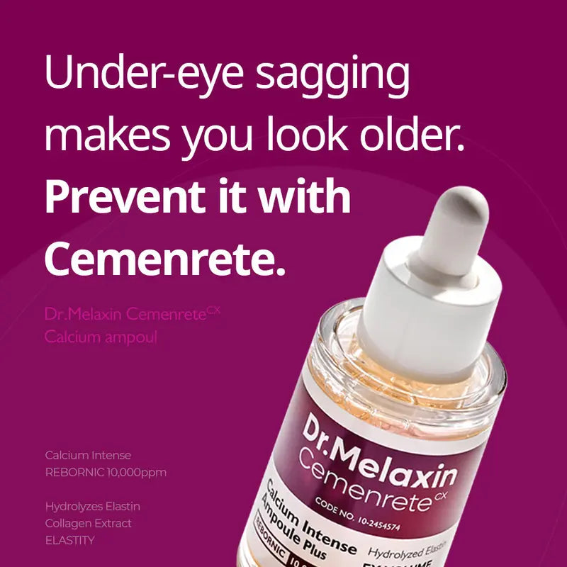 [Dr. Melaxin Oficial] Cemenrete Calcio Ampolla Intensa Plus | Antiedad, Elasticidad, Volumen