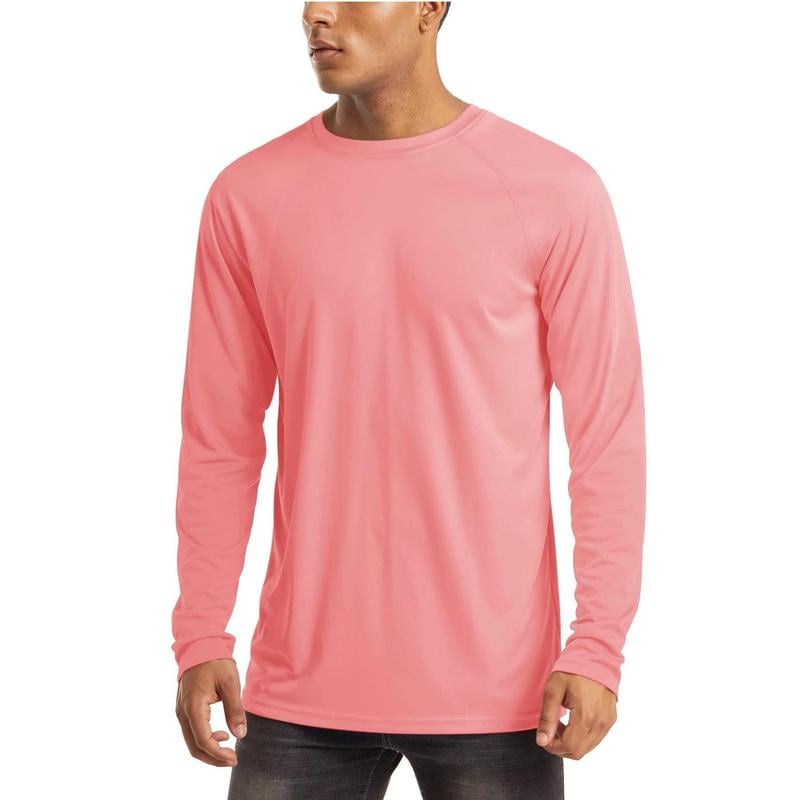 🏆70K+ Sold⚡ Men’s UPF 50+ Long Sleeve Performance Shirt – Quick Dry, Lightweight & Breathable