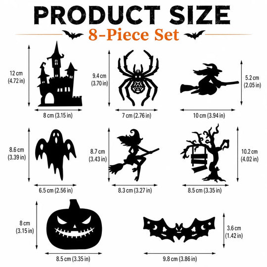 🔥Last Day Promotion 60% OFF|🎃 Halloween LED Silhouette Wall Light Stickers