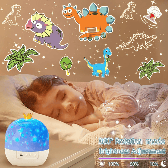 🎃👻LAST DAY PROMOTION - 50%OFF💜Projector Night Light for Kids 15 Sets of Films🔋Type-C Charging