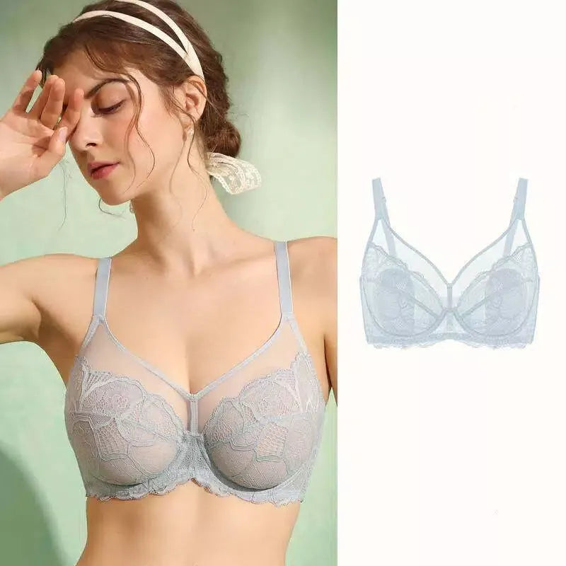 Mermaid Scales Lace Underwire Bra