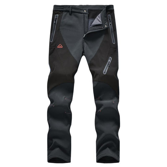 🏆LAST DAY SALE 50% OFF!!🔥Men's Waterproof Winter Trousers with Fleece Lining Cargo Pants
