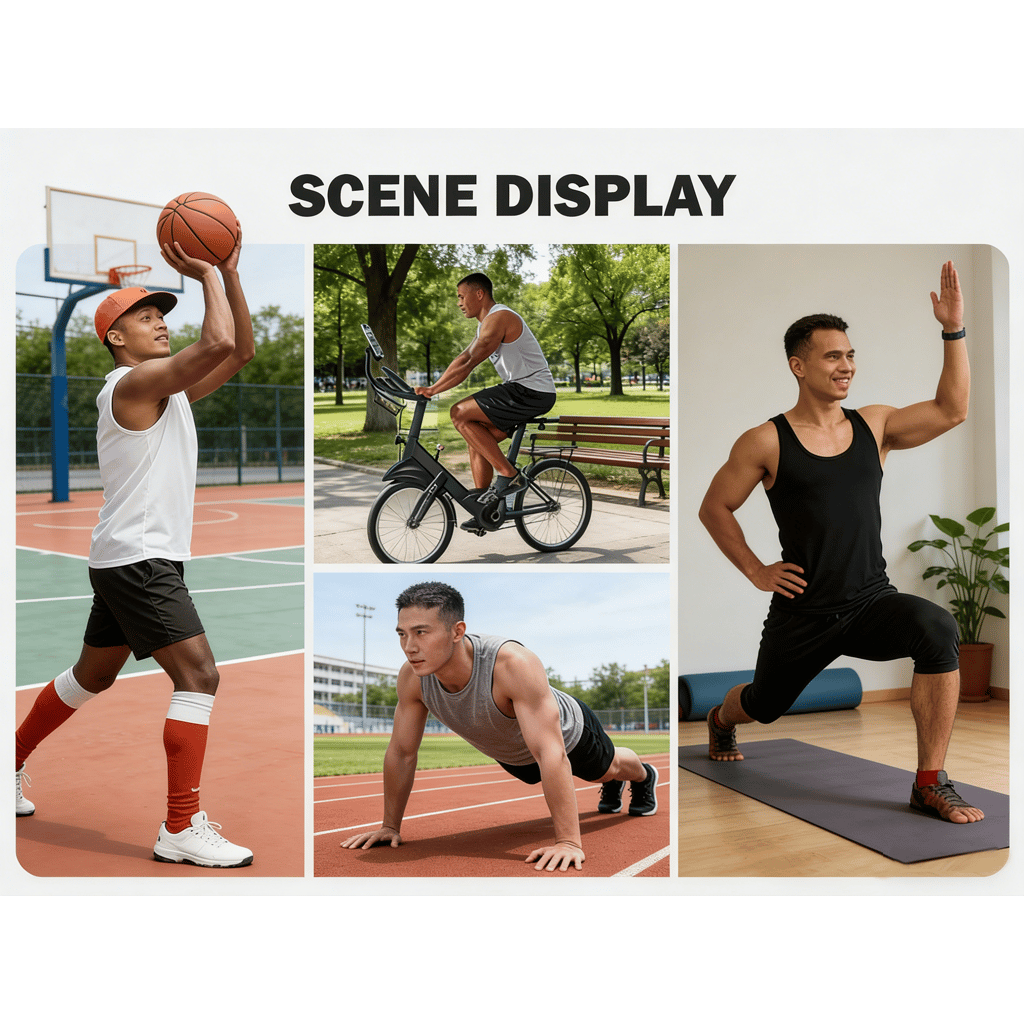 Men's  Wide Strap Ribbed Tank Top