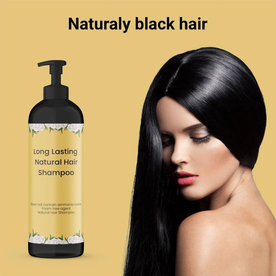 Pitkäkestoinen luonnollinen hiusväri shampoo