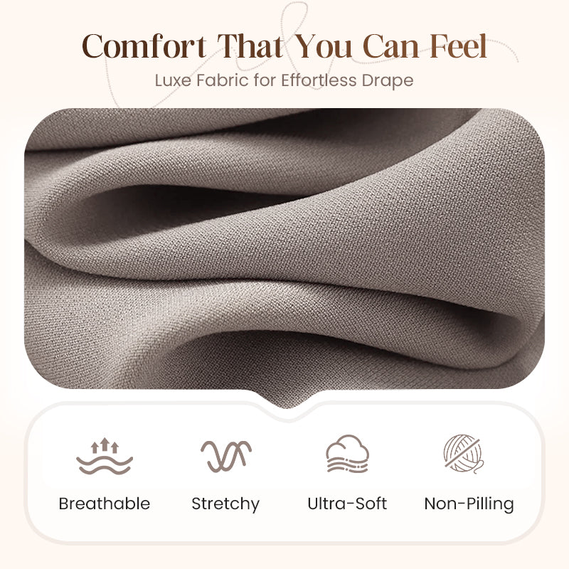 🎉Vânzare fierbinte 50% reducere🥳Set elegant de 3 piese pentru cardigan lung – Material moale, top elegant & Pantaloni pentru naveta la birou & Ieșiri zilnice