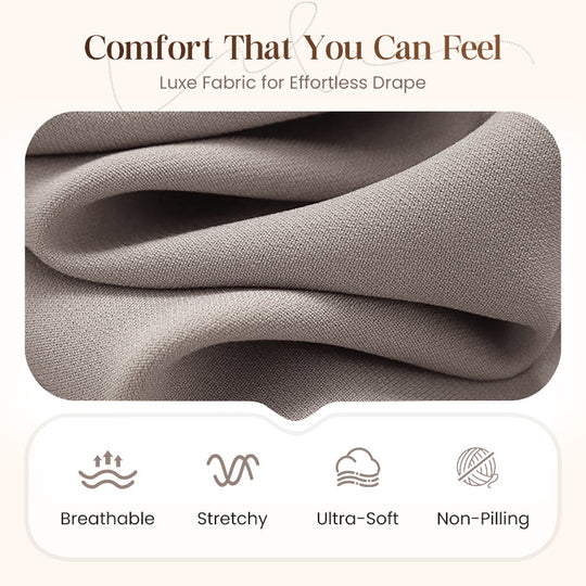 🎉Vânzare fierbinte 50% reducere🥳Set elegant de 3 piese pentru cardigan lung – Material moale, top elegant & Pantaloni pentru naveta la birou & Ieșiri zilnice