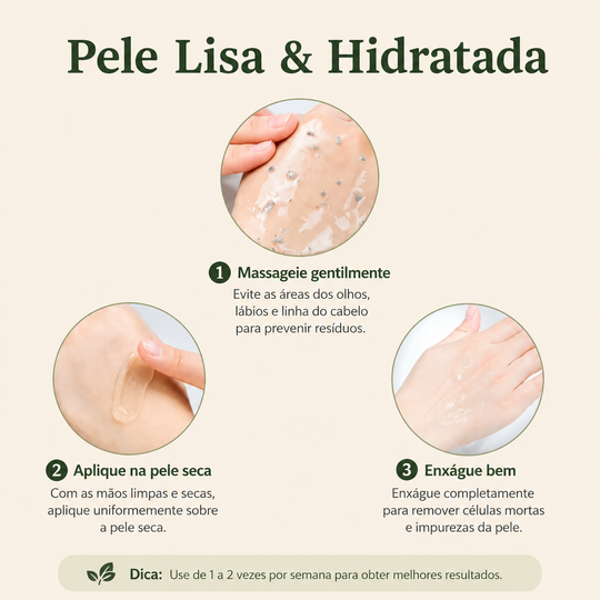 Green Tea Triple Enzyme Peeling Gel for Dark & Intimate Areas