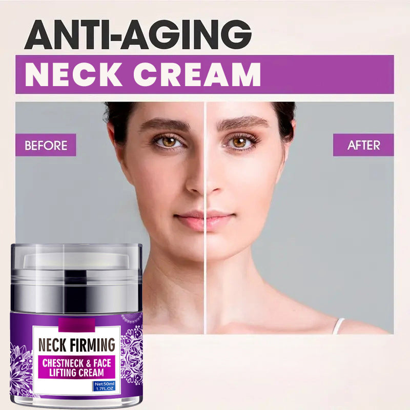 Neck & Chest Firming Cream - Hydrating Moisturizer for Fine Lines, Visibly Smooths Skin with Sodium Hyaluronate, 50g