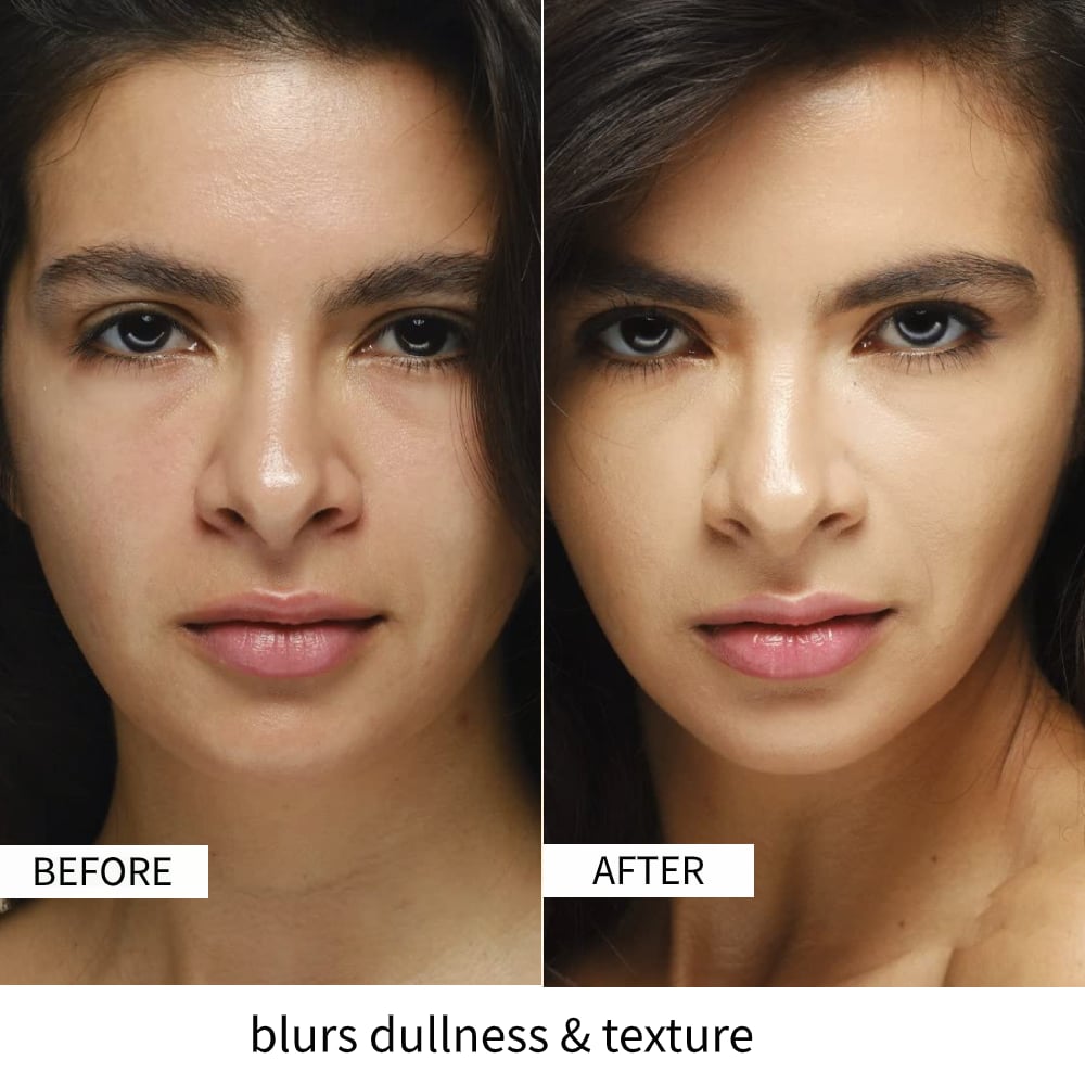 💜BB blur tinted moisturizer SPF 30 - instantly brightens, hydrates & smooths your skin🖌️Free round head brush