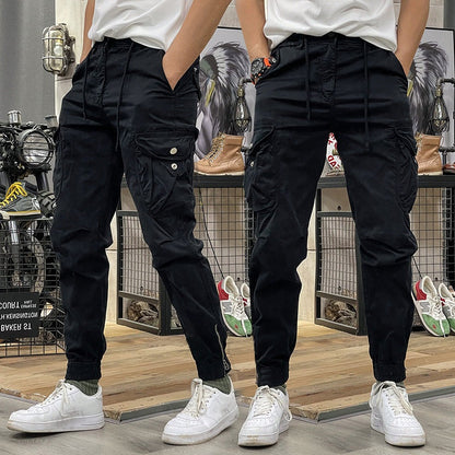 👖Men's Multi-Pockets Drawstring Elastic Waist Cargo Pants & 60% OFF 🔥🔥