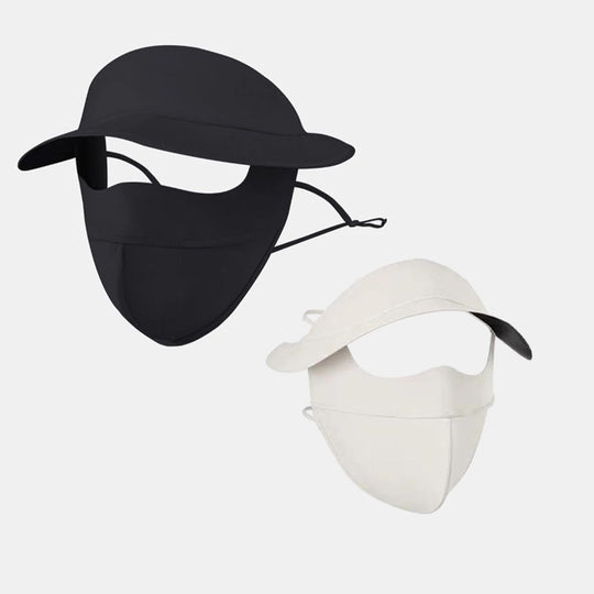 🔥Cumpără 1 Primești 1 Gratuit🔥Pălărie de protecție solară din mătase mată pentru față întreagă