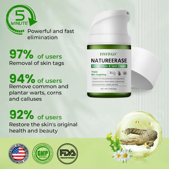 ✅ Boutique officielle : Fivfivgo™ NatureErase Instant Mole & Crème anti-taches