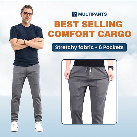 🔥MultiPants – High Stretch Multi-pocket Durable Cargo Pants
