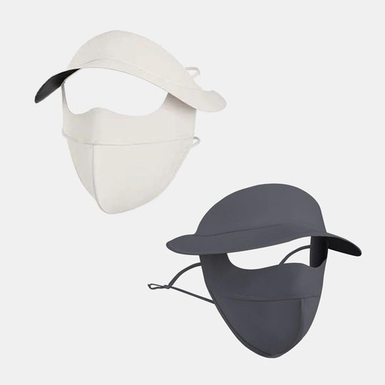 🔥Cumpără 1 Primești 1 Gratuit🔥Pălărie de protecție solară din mătase mată pentru față întreagă